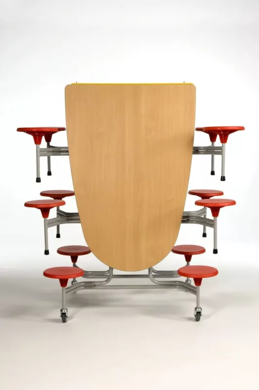 faltbarer-tisch, besprechungstisch, holztisch, rote-teller, mobiler-tisch