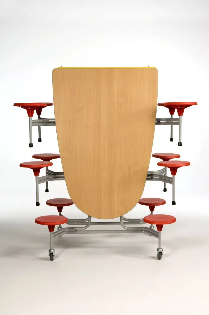 faltbarer-tisch, besprechungstisch, holztisch, rote-teller, mobiler-tisch