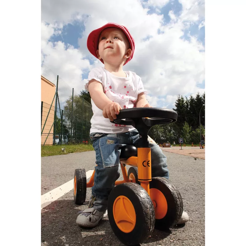 Kindertrike, Baby-Trike, orange Trike, Hochstap?, Cap