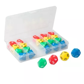 Sortierbox mit 24 Stellenwert-Würfeln