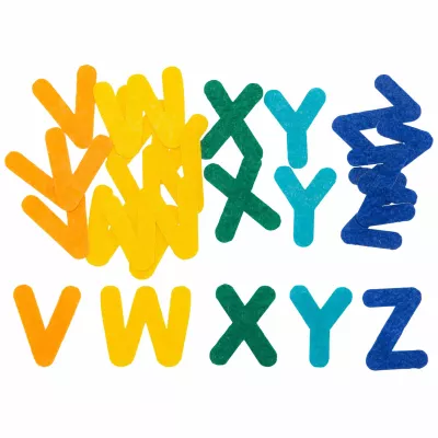 Alphabetbuchstaben, Ausschnittbuchstaben, bunte Buchstaben, Schaumstoffbuchstaben, Bildungsspielzeug