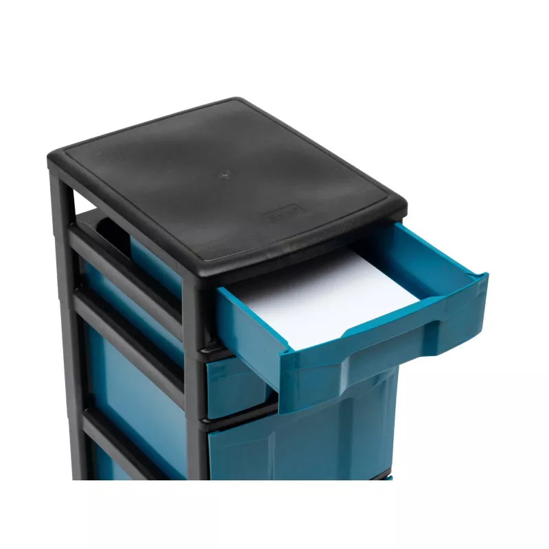 Werkzeugkasten, Aufbewahrungskart, Schublade, Plastik, Blau