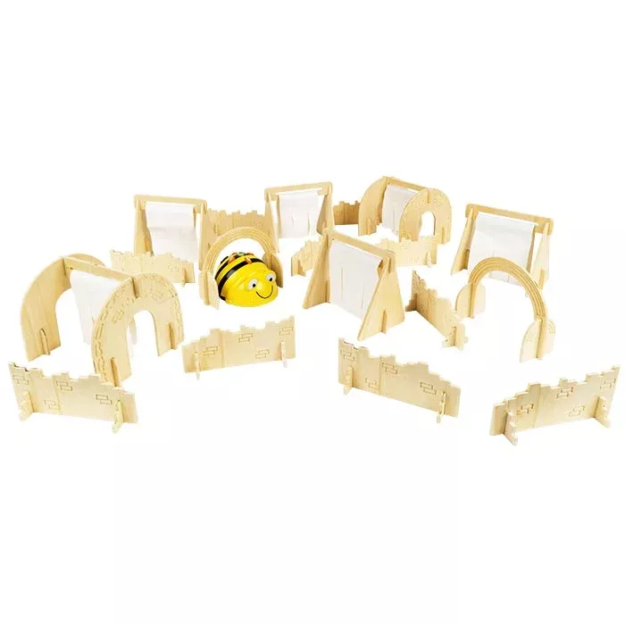 Holzbausteine, Modellbauteile, Baukasten, Sortierball, Biene