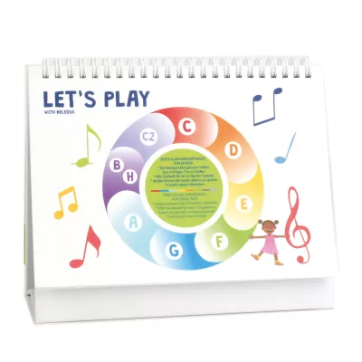Kinder-Notizblock, Musikspiel, Kreisdiagramm, bunt, Lernspielzeug