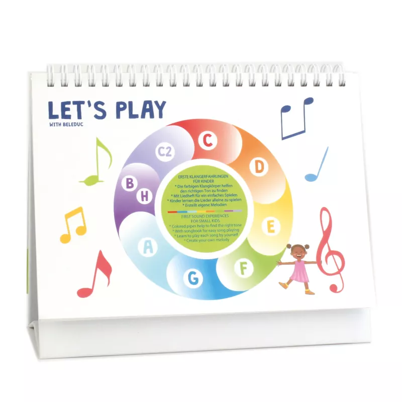 Kinder-Notizblock, Musikspiel, Kreisdiagramm, bunt, Lernspielzeug