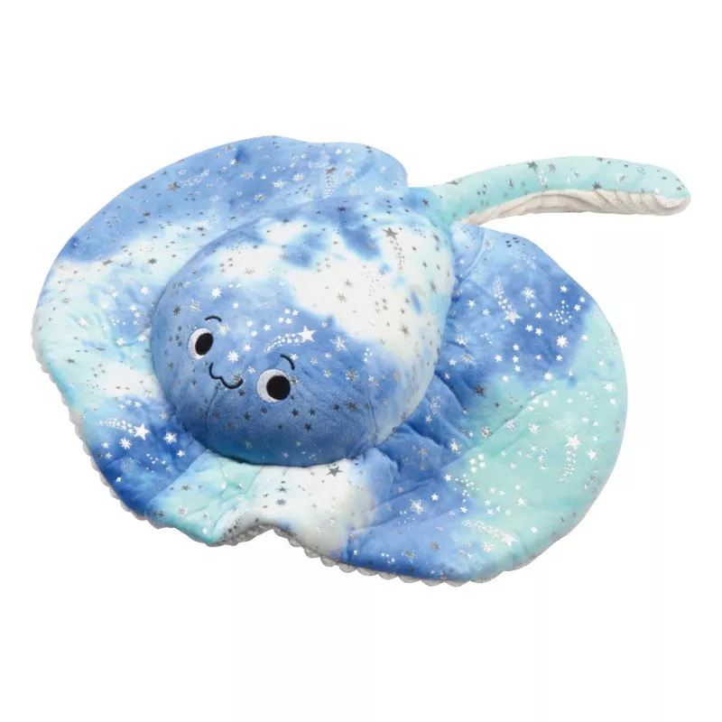 Plüsch, Schmetterlingshalter, Mondsternmuster, blau, Kinder Kuscheltier