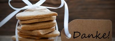 Keks, Cookies, Teigkekse, Keksengabe, Dankekarte