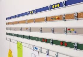 Alu-Wandleisten mit Korkoberfläche, 1 Meter