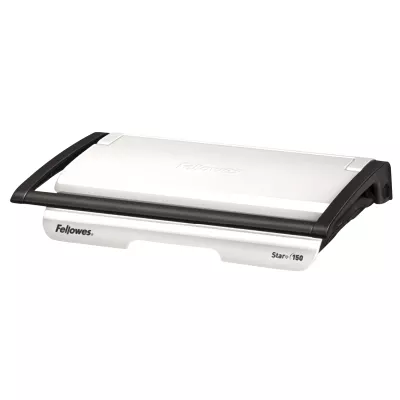 Heißklebepapier?, Schwarz/Weiß?, Stempelgerät, Ringkanten?, Fellowes Star-150
