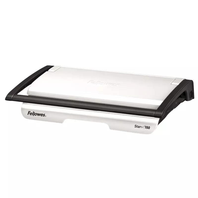Heißklebepapier?, Schwarz/Weiß?, Stempelgerät, Ringkanten?, Fellowes Star-150