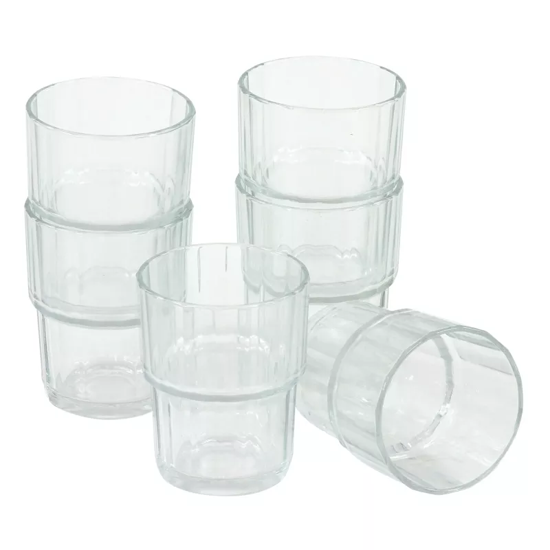 Gläser, Wassergläser, Klarglas, Stapelglas, Trinkgläser
