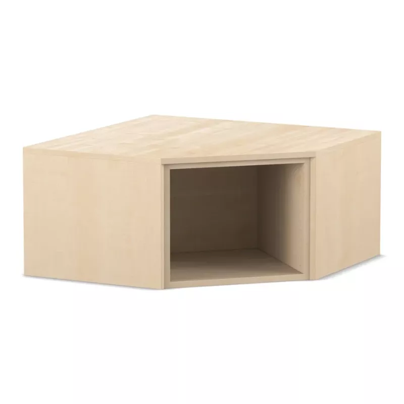 Lowes Cabinet, Couchtisch, Holz, offene Aufbewahrung, Beige Holz