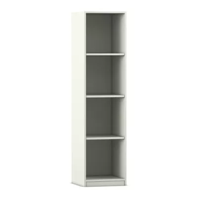 Schranksystem, Bücherregal, Regal, Slim Regal, weiß
