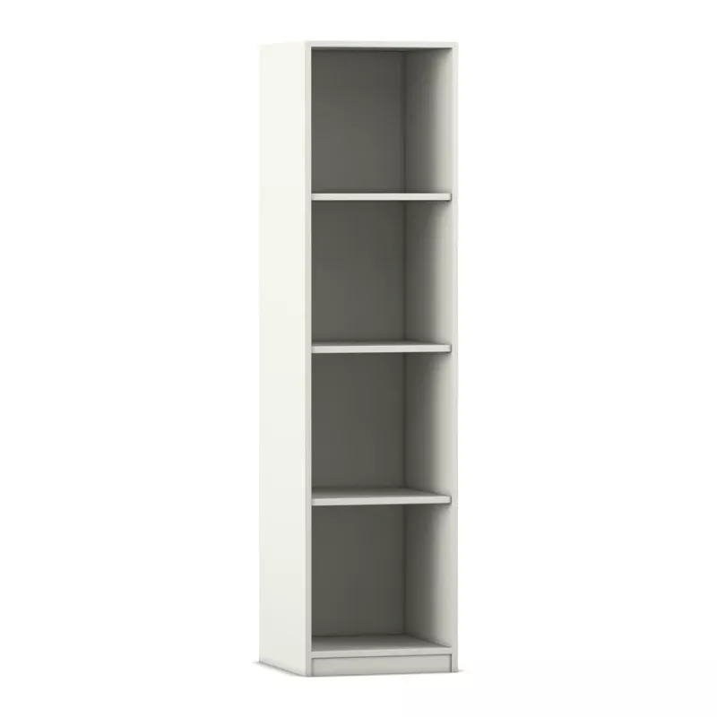 Schranksystem, Bücherregal, Regal, Slim Regal, weiß