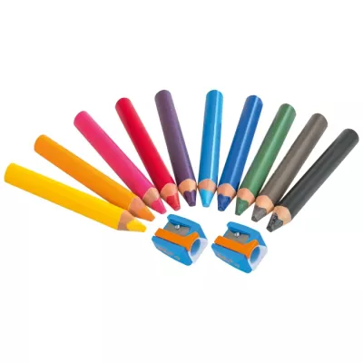 bunte Stifte, Holzstifte, Buntstifte, Spitzer, Sortierte Farben