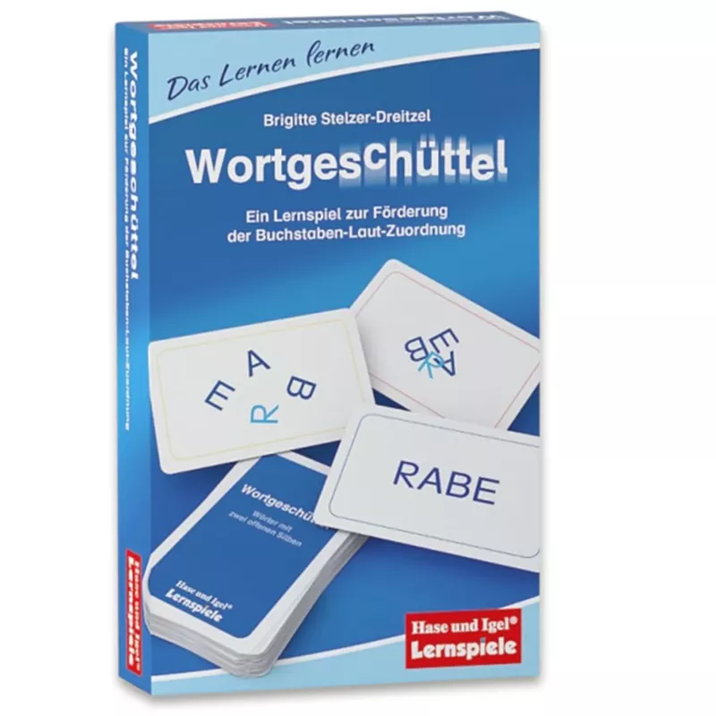 Wortschüttel, Lernspiel, Buchstaben, Karten, Lernmaterial