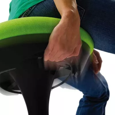 stuhl, pufferstuhl, softdesk, stuhlbezug, grün