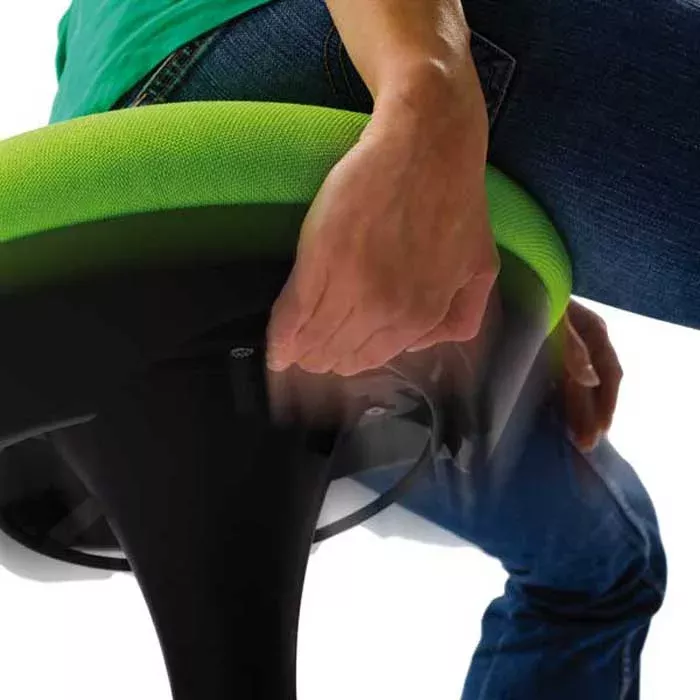 stuhl, pufferstuhl, softdesk, stuhlbezug, grün