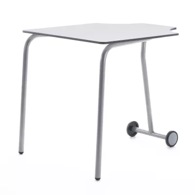 Schreibtisch, Tisch, Metallbeine, Doppelrad, modernes Design