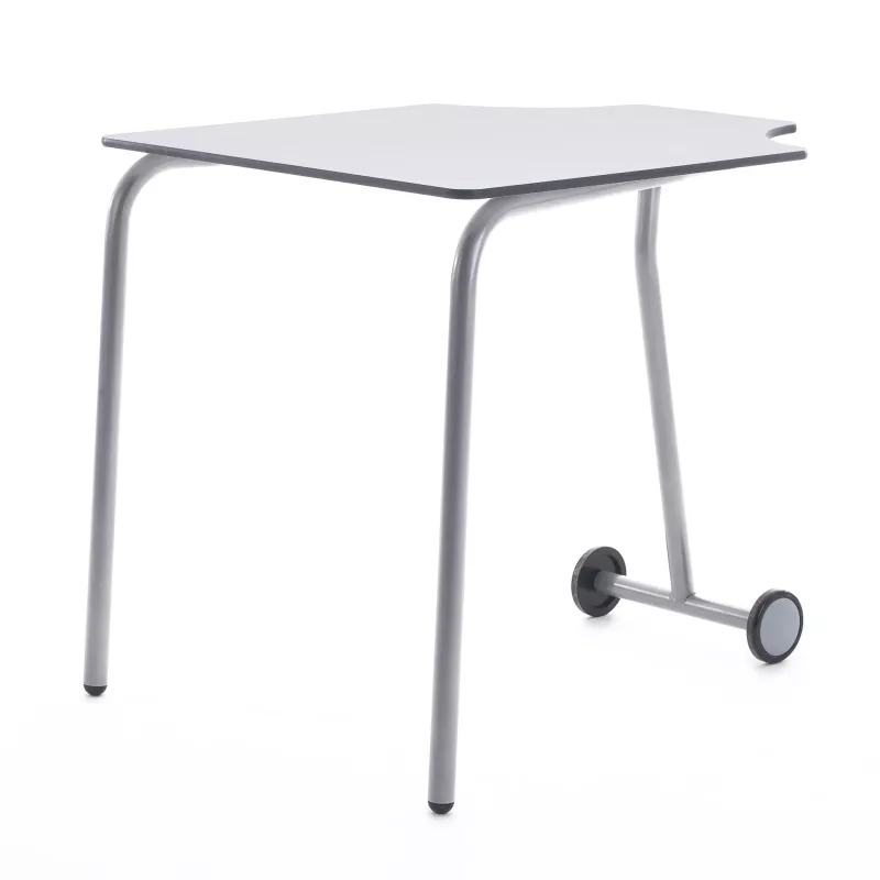 Schreibtisch, Tisch, Metallbeine, Doppelrad, modernes Design