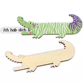 Lesekroko Spucks aus