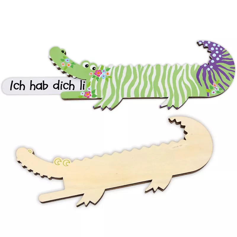 Holzschnitt, Krokodil, Dinosaurier, Zugfigur, Tiermotiv