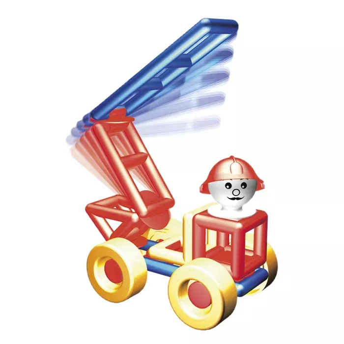 Kreativbaustein, Baustein-Spielzeug, Kranwagen, Holzbausteine, Kinderfahrzeug
