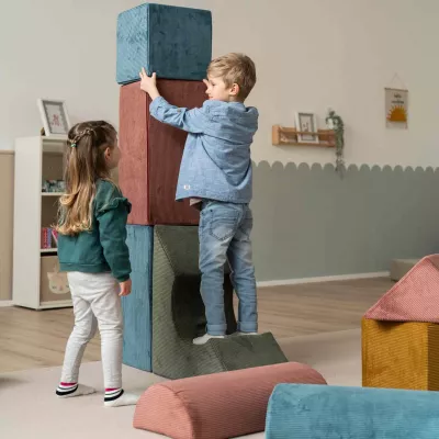 kinder, spielbereich, Schaumblöcke, Puzzleblöcke, weiche Blöcke
