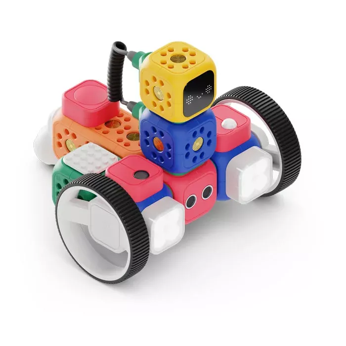 Kinderroboter, Baukasten, Bauklotz-Roboter, Kleines Auto, Lernspielzeug
