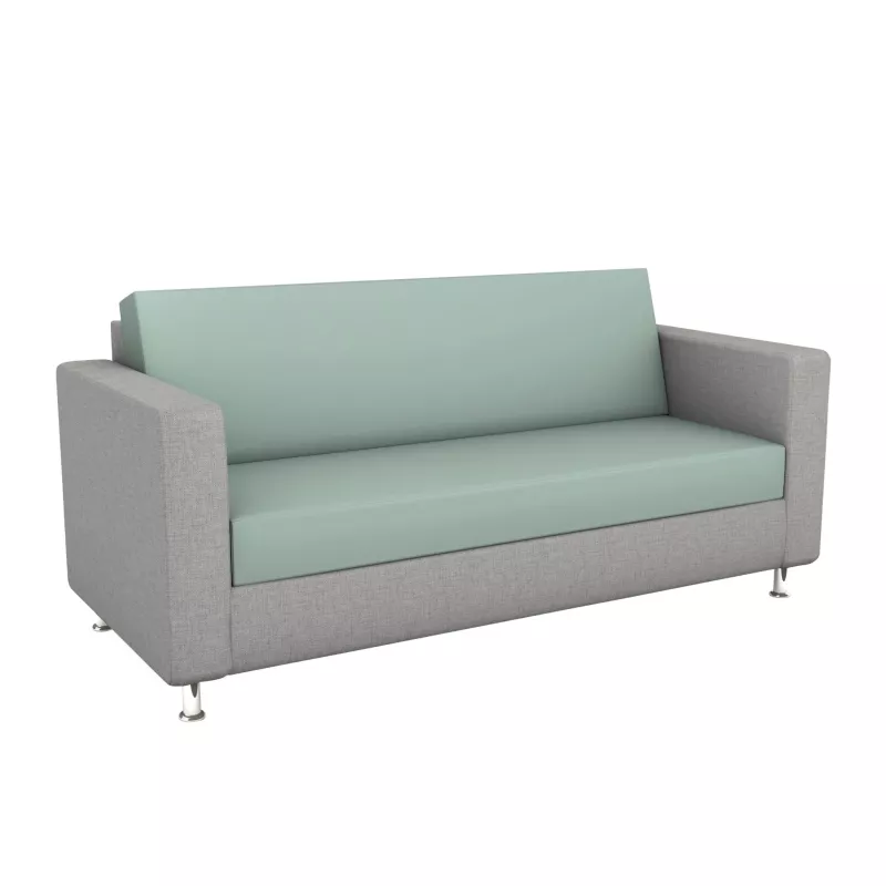 Sofa, Sitzbank, Grau, Bezug, Mintgrün