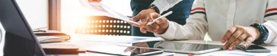 office, teamwork, documents, tablet, stift