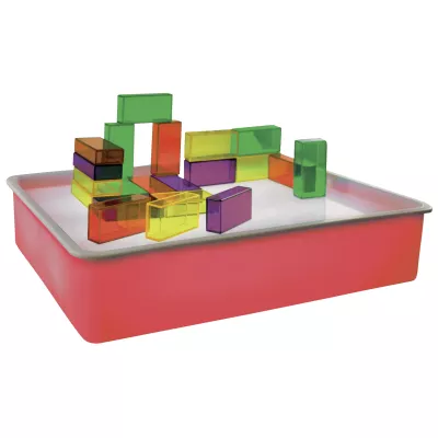 Baukasten, Transparente Blöcke, Spielset, Kunststoffbausteine, Magnetbausteine