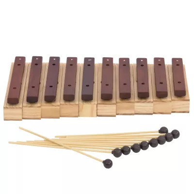 xylophon, holz, schlägel, 12-tasten, musikinstrument