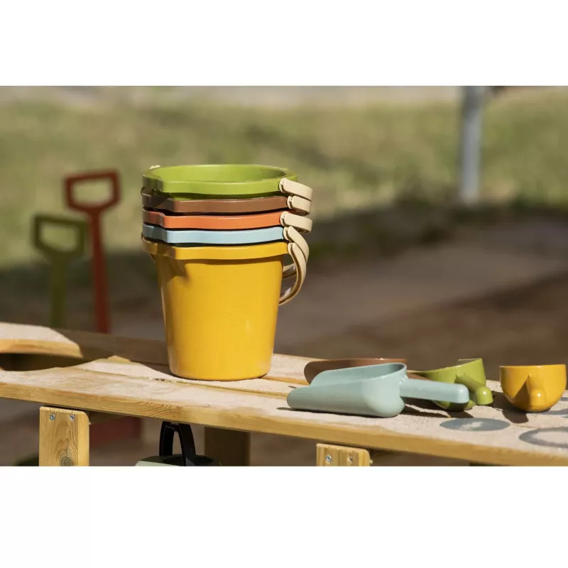 Sandkasten-Eimer, Spielzeug-Eimer, Bunte Stapel, Schaufel-Set, Outdoor-Spiel