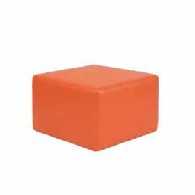 Hocker mit Kunstlederbezug