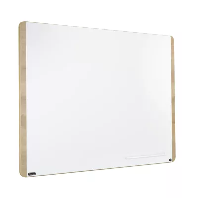 whiteboard, magnetisch, rahmen, holz, markerablage