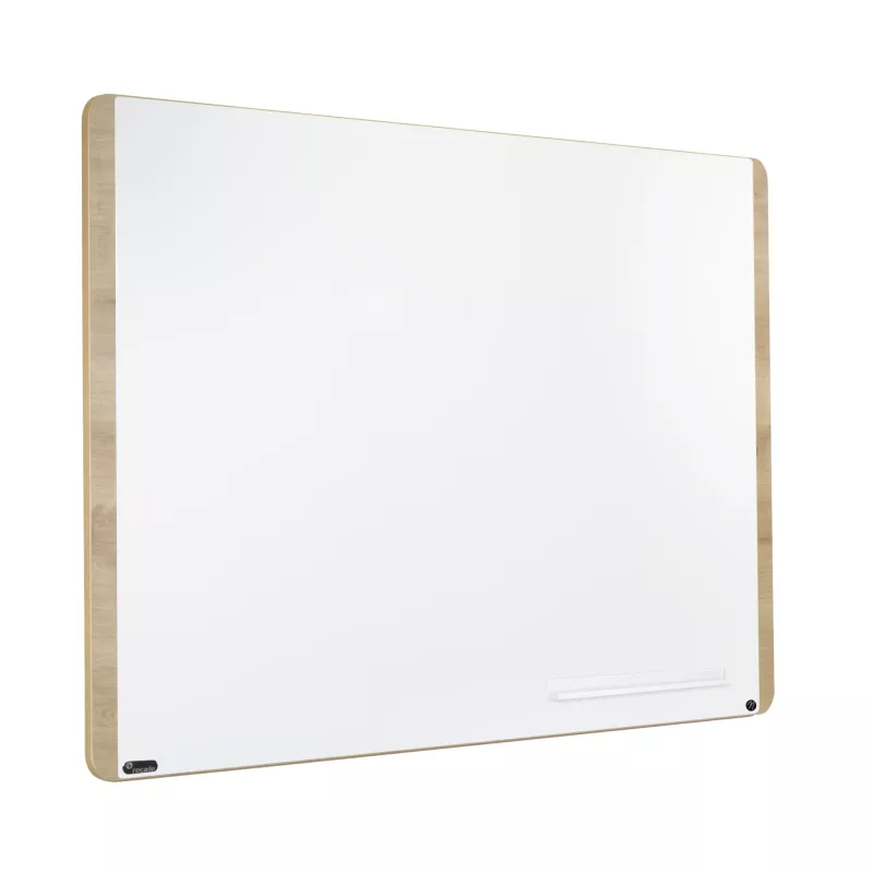whiteboard, magnetisch, rahmen, holz, markerablage