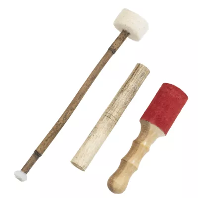 Schnitzwerkzeug, Schwammkopf, Rundholz, Holzgriff, Hammerpinsel