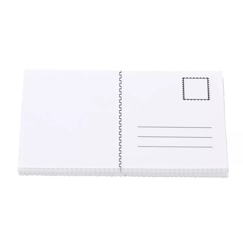 postkarte, rückseite, postalisch, karte, weiß