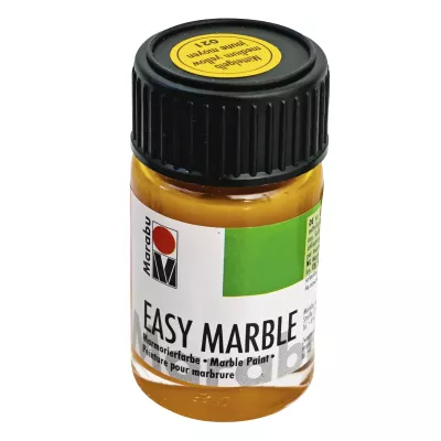 Marmorpaste, goldene Farbe, leichtes Marmorieren, Kunstbedarf, Fläschchen