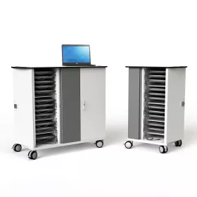 zioxi Chromebook Ladewagen 20 Geräte, Schlüsselschloss