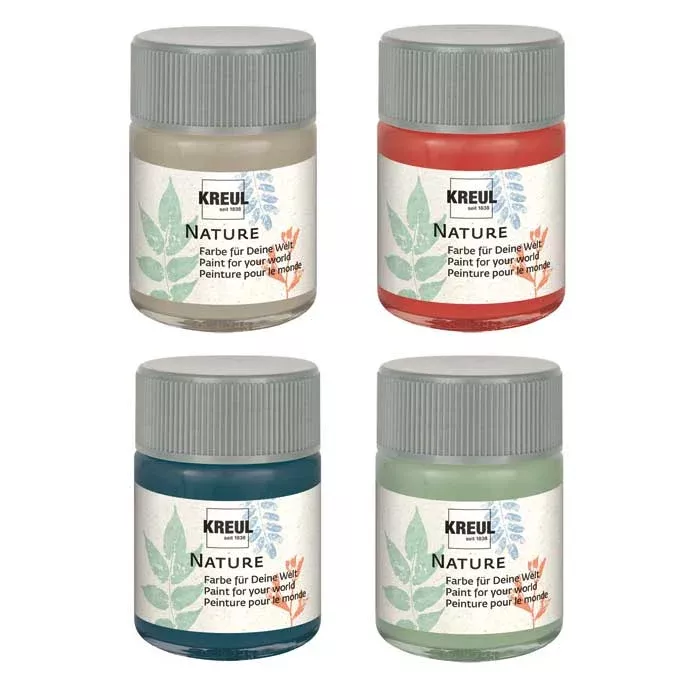 Acrylfarbe, Naturfarben, Nähertonalitäten, Kreul Natura, Malfarben