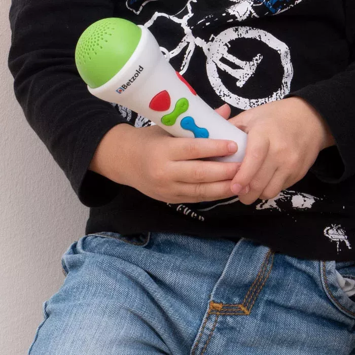 Kinderfigur, Piepton, Knetvibrator, Spielzeugmikro, Berzold?