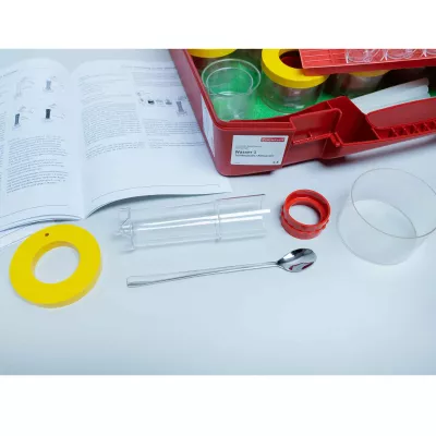 Chemieset, Laboratoriumskit, Glaswaren, Messbecher, Löffel