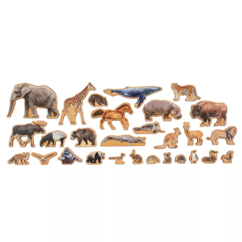 Tierarten, Tierwelt, Holzpuzzle, Puzzlefiguren, Safari