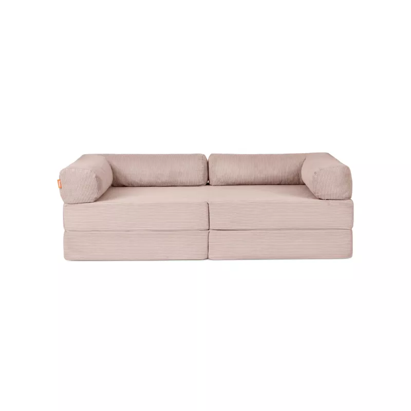 Sofa, Couch, Beige, Corduroy, Modular