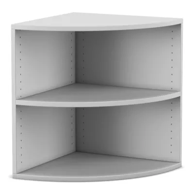 Abschlussregal rund - Höhe: 60,6 cm