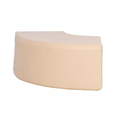 Sofa, Sesselbank, Beige, Ledersoft, Kunstleder
