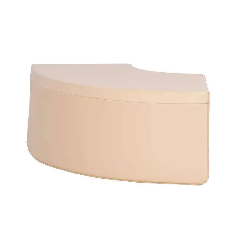Sofa, Sesselbank, Beige, Ledersoft, Kunstleder