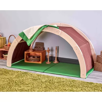 Kinderzelt, Spielzelt, Tunnelzelt, Stoffzelt, Kinderkarierekreativ